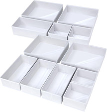 Drawer Organizer Clothes, 12 Pack Fabric Closet Organizers and Storage, Foldable