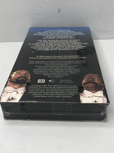 Enable People with Disabilities and Computers The Flying Karamazov Brothers VHS - Picture 3 of 3