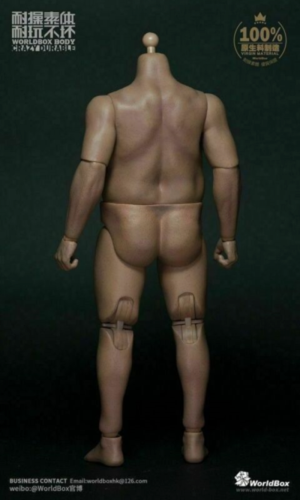 1/6 Worldbox robuster männlicher dicker Mann Onkel Körper AT018 für 12 Zoll Sodier Figur Spielzeug - Bild 4 von 6
