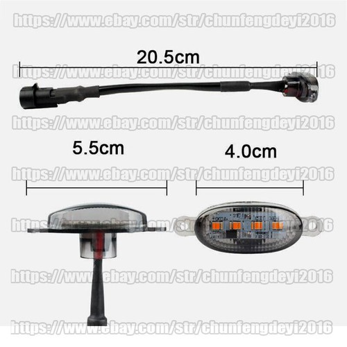 For Nissan Titan 2014-2021 Grille LED Red Light Raptor Style Grill Cover 4pcs - Picture 2 of 7