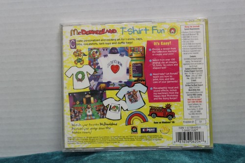McDonaldland T-Shirt Fun Edition #6 1997 New Sealed CD - Picture 2 of 2