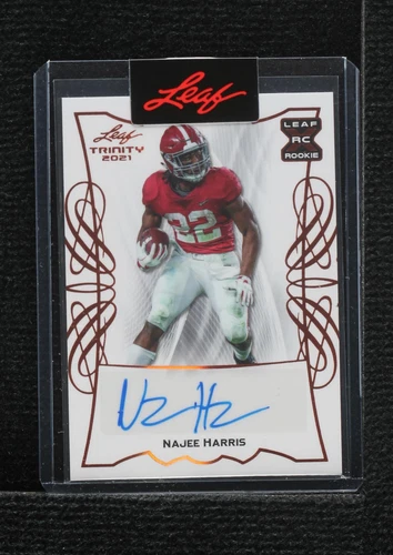 2021 Leaf Trinity Najee Harris #BA-NH1