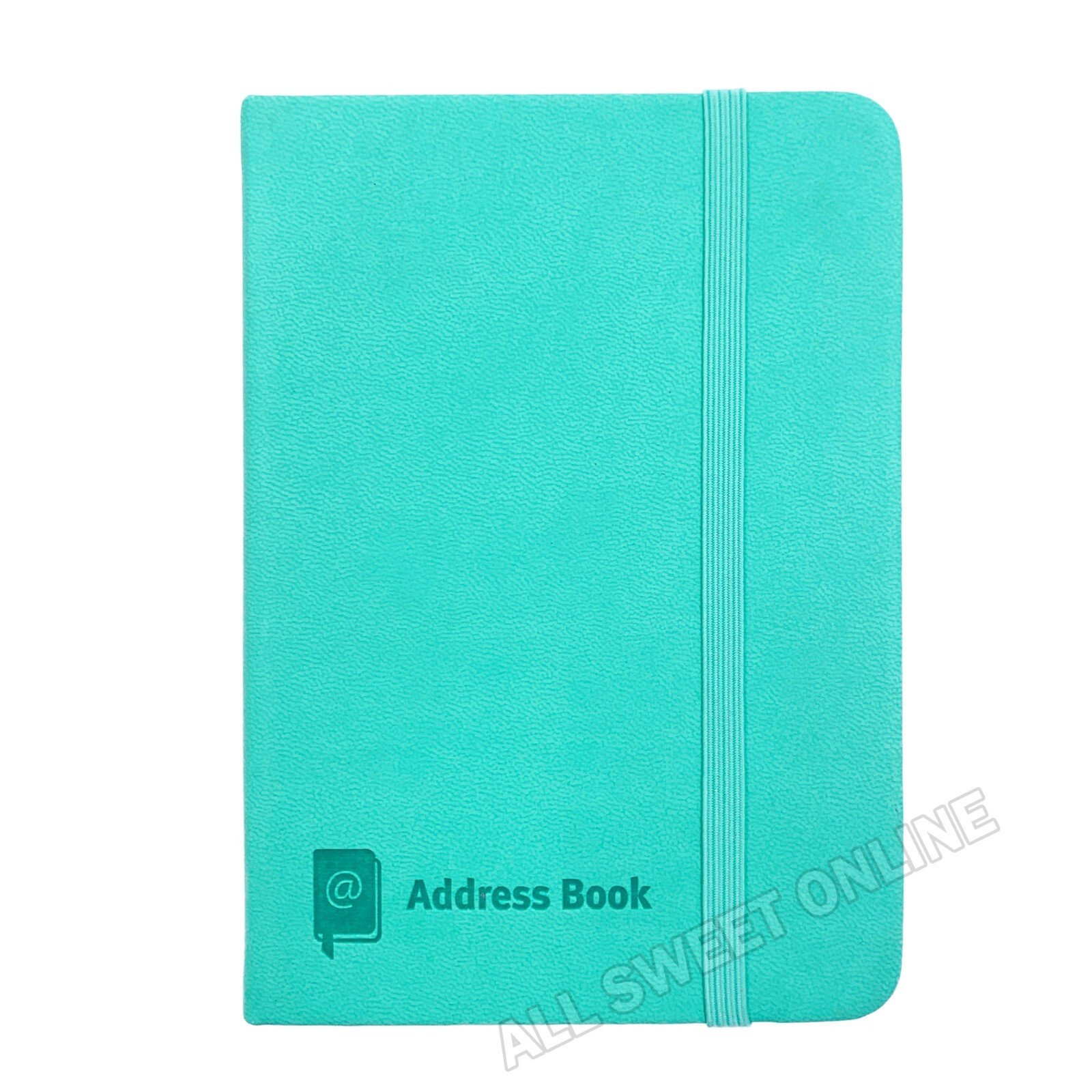 A5 Coloured Address Book with Elastic AZ Phone Email Office Telephone