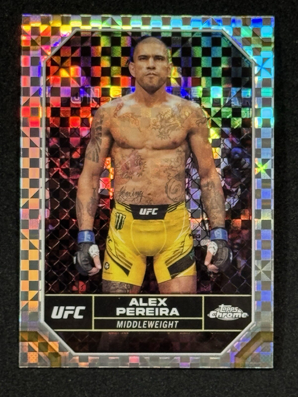 2024 Topps Chrome UFC X-Fractor Alex Pereira #4