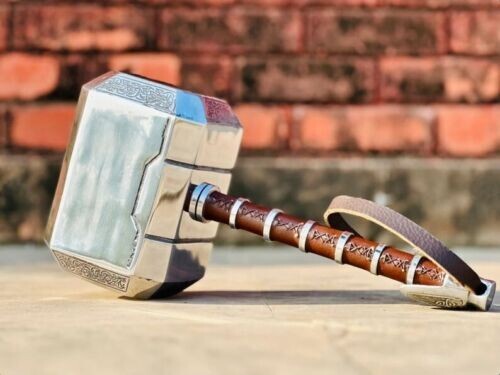 Martello Per Carne Mjolnir Di Thor Marvel – Replica In Acciaio, Ufficiale, Per Grigliate E Collezionisti
