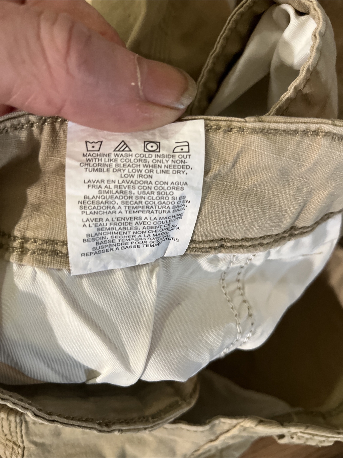 Wrangler Authentics Men's Cargo Pants 34x34 RegFit, Twill, Left Tech Open Pocket