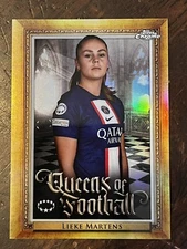 2022-23 Topps Chrome Women’s UEFA Lieke Martens #Q-10 Queens Of Football PSG