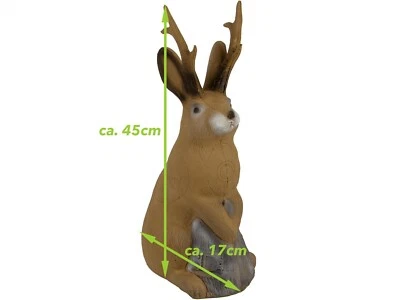3Di Jackalope Wolpertinger Hase 3D Tier Ziel Target Zielscheibe Bogenschiessen