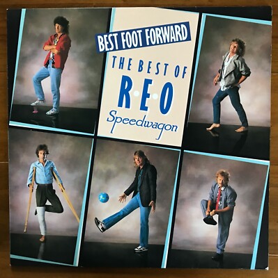 Best Foot Forward - The Best Of REO SPEEDWAGON - Vinyl-LP von 1985 - EPC 26640