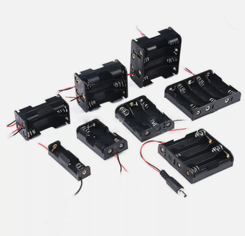 AA Battery Holder Housing Suitable for 1x 2x 3x 4x~8x with Cover/Welding Needle - Picture 2 of 13
