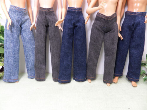 💙 Jeans Hosen 💙  KLEIDUNG für Mode Puppen: NORMAL, CURVY, MANN - Bild 1 von 30