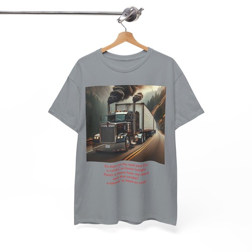 Retro Kenworth Semi Tee, Vintage Truck Driver Shirt, Diesel Engine Tshirt, Long - Picture 78 of 144