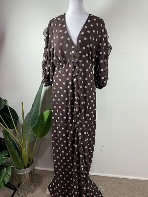 white christmas dresses Avec Les Filles Long-Sleeve Cutout Velvet Maxi Dress main image 0