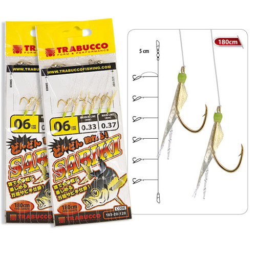 SABIKI TRABUCCO 183-20-1 FINALE TERMINALE BOLENTINO PESCACCIATORE BARCA 04 06 08