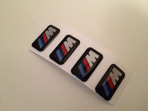 Genuine BMW M Sport M Tech Alloy Wheel Badge Emblem Stickers 4x 2228660 LLOYD - Afbeelding 1 van 6