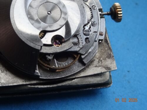 OLD RETRO SWISS Watch ATLANTA GENEVE AUTOMATIC MECHANISM MOVEMENT - Picture 11 of 12
