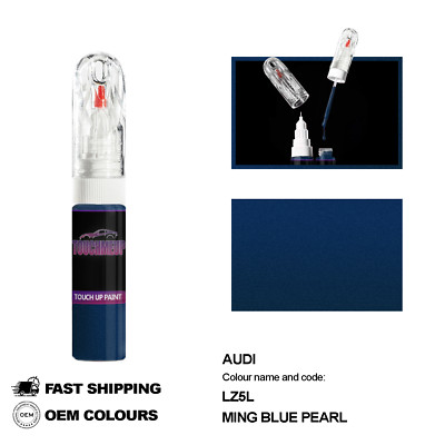 FÜR AUDI MING BLAU LZ5L Touch Up Lackstift Pinsel Fix Kit Kratzer Chip Set Ma...