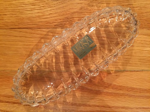 Mikasa Park Lane Quarter Pound Lead Crystal Covered Butter Dish SN 101 ~ 359916 - Picture 9 of 11