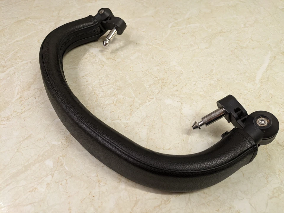 Faux Leather Bumper Bar COVER For Single Out N About 360 / Sport Buggy  V2 -V5 - Image 4 of 4