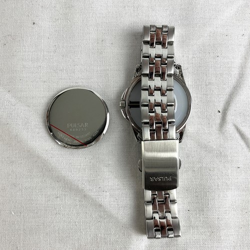 Pulsar Silver Tone Watch Mint Condition VJ20 - X033 - Working (J3)CP#8696 - Picture 4 of 8