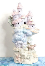 ENESCO  CORAL CASTLE CORAL KINGDOM  NIGHTLIGHT FIGURINE WITH BOX!