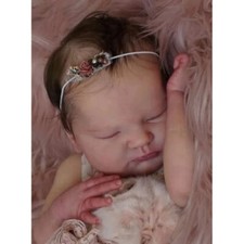 18'' Reborn Baby Unpainted Doll Kit Newborn Unfinished DIY Sleeping Baby Toy New