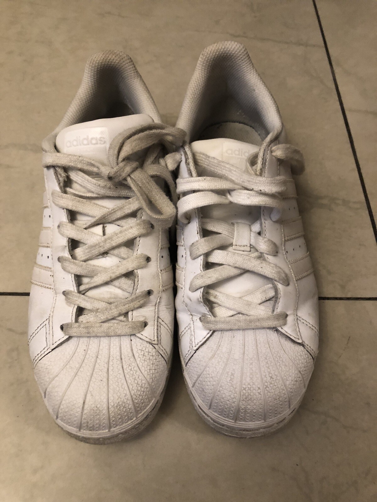 Adidas Superstar Trainers Shoes Size 