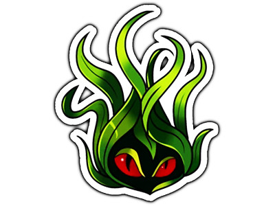 Tangle Kelp PVZ2 Plants Zombies Sticker Waterproof Vinyl Decal DieCut Car Laptop
