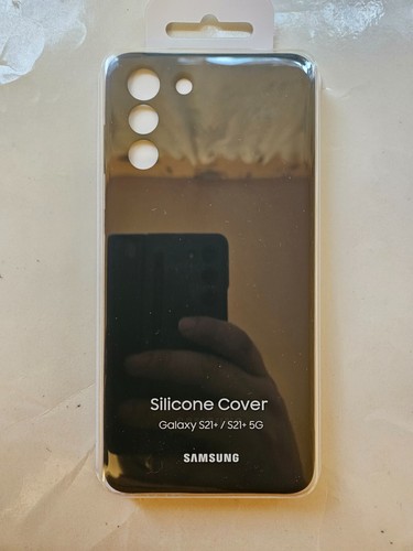 Samsung Galaxy S21+/S21+ 5G Silicone Cover Black - Picture 2 of 3