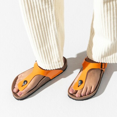 Birkenstock Birko-Flor GIZEH Patent Marygold (Marigold