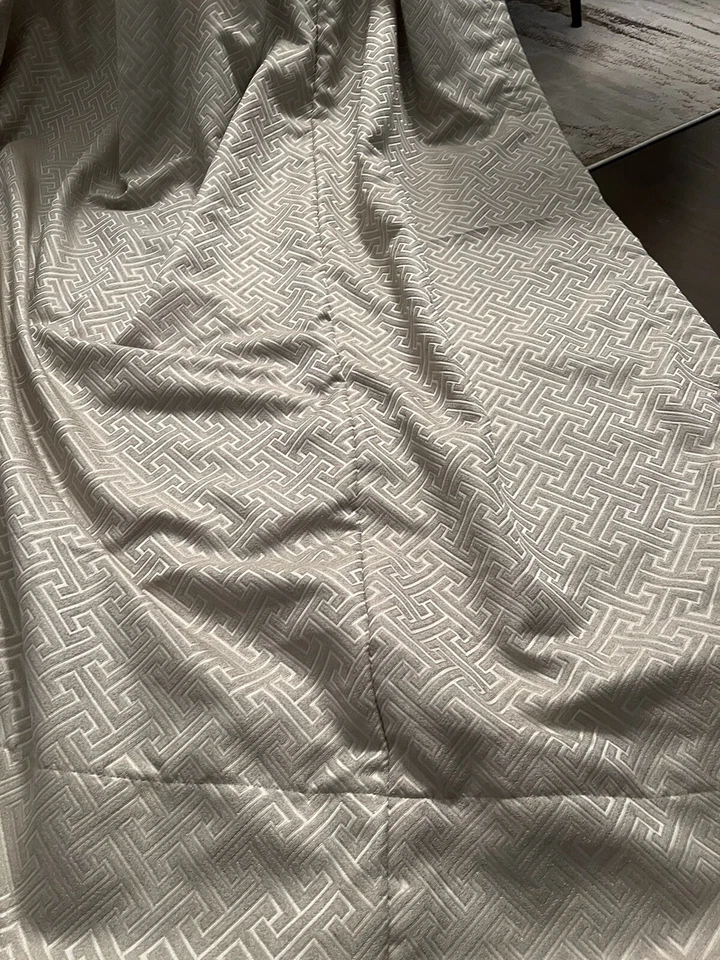 Сделанные на заказ современные шторы 71 дюйм ширина x 103 дюйма высота средняя подкладка дизайнерский кубок - Изображение 3 из 4