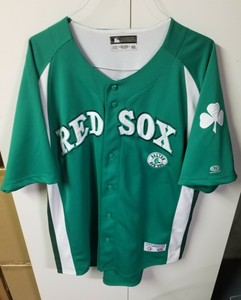 green red sox jersey