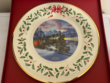 NEW Lenox 2021 ANNUAL Christmas Holiday COLLECTOR'S TRAIN PLATE 31/Series - NIB