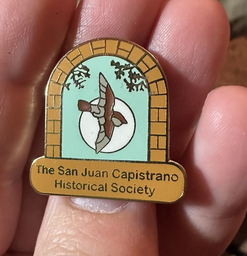 The San Juan Capistrano Historical Society California Social Club Enamel Pin