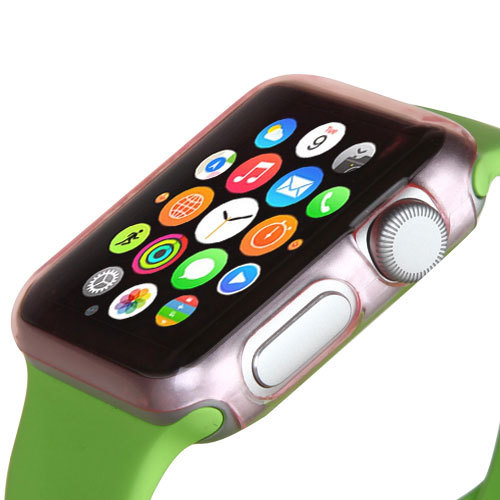 For Apple Watch 38 42MM Slim & Thin TPU Snap On Hard Protective Case Cover CLEAR - Picture 5 of 22