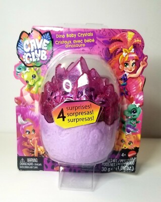 Mattel Cave Club Dino Baby Crystals Assortment 4 Surprises Kids Toys Gift New