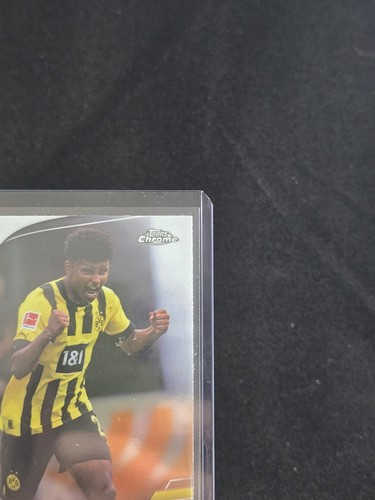 Tarjeta de fútbol 2023 Karim Adeyemi Dortmund Topps cromada BVB 09 UCL - Imagen 8 de 10