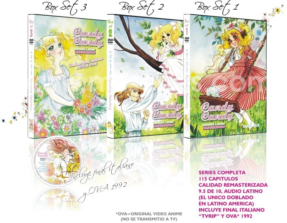 CANDY CANDY ESPAÑOL LATINO 17 DVD SERIE 115 EPISODIOS COMPLETA MAS EXTRAS - Image 4 of 4