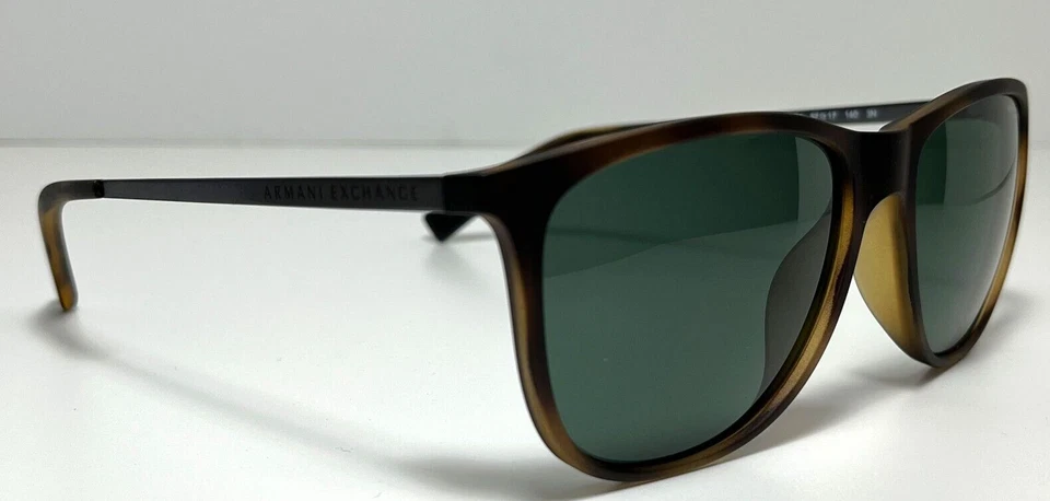 Очки солнцезащитные Armani Exchange AX4047SF 80297 Havana квадратные зеленые неполяризованные - Изображение 3 из 4