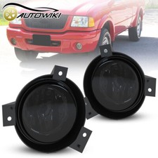 For 2001-2003 Ford Ranger Fog Lights Smoke Lens Front Driving Bumper Lamps Pair