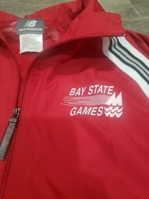 New Balance Bay State Games 2006 25th Anniversary Nylon Zip Jacket 