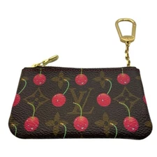 LOUIS VUITTON M95042 Monogram Cherry Pochette Cle Key Case Coin Case Monogram