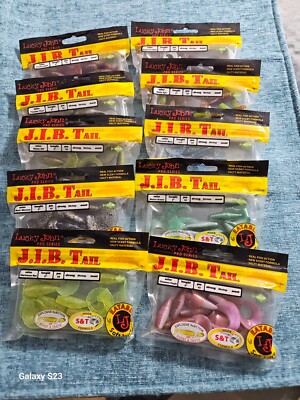 Lot of 10 ps Bags Packs Lucky John  Pro Series J.I.B Tail Brand New
