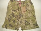 100% AUTH NEW MEN BURBERRY CAMILLE TB MONOGRAM MEDIUM KHAKI GREEN PRINT SHORTS — photo 2