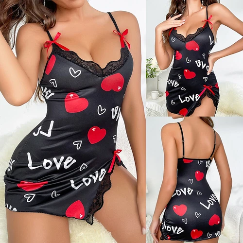 Mujeres Sexy-Leopardo-Lencería Babydoll Transparente Mini Vestido Prendas para dormir Prendas para dormir Tanga - Imagen 78 de 87