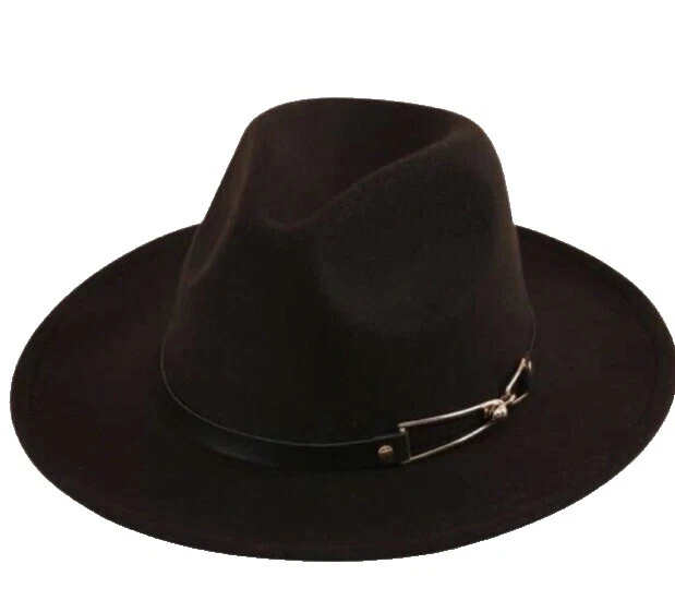 Black for Men with Wide Brim Hats