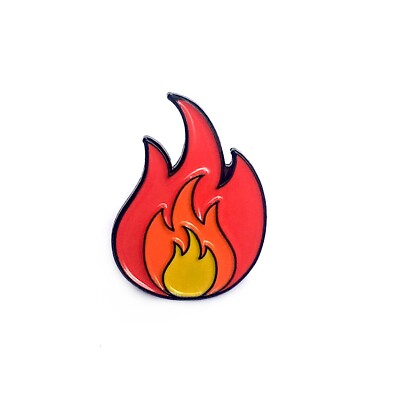 Fire Flame Golf Ball Marker with Magnetic Hat Clip, Funny Golf Gift