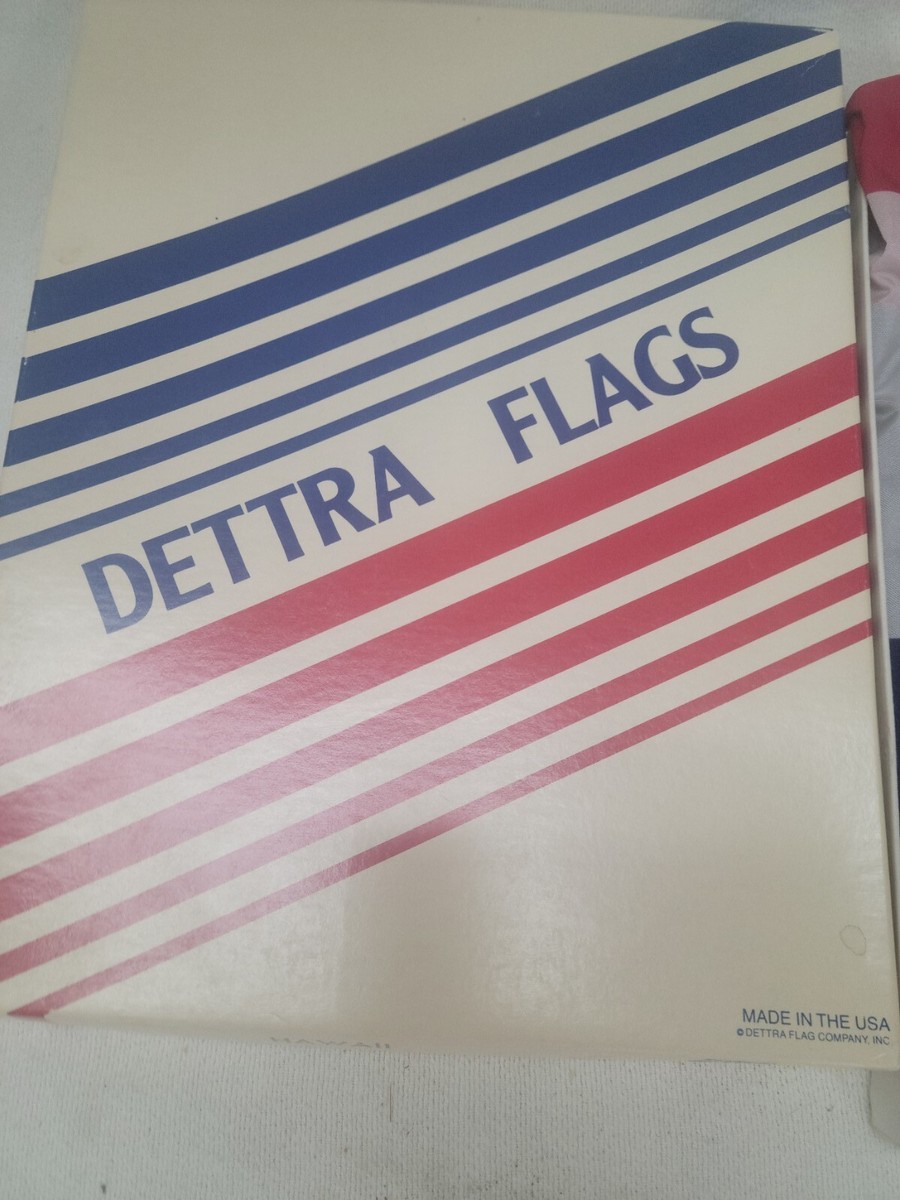 Vintage Dettra Flags 4'x6' Hawaii State Flag Dura Lite Nylon Flag