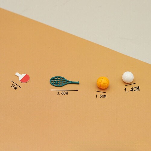 Miniatur Basketballkorb Fußballnetz Sport im Maßstab 1:12 Puppenhaus - Bild 10 von 12