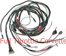US MADE 1964-1965 Corvette Wiring Harness Small Block Engine No Air Conditioning